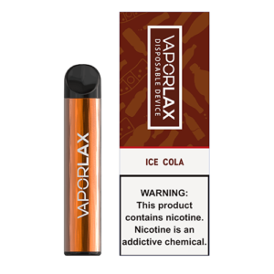 VaporLAX - Disposable Vape Device - Ice Cola - Single / 50mg