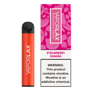 VaporLAX - Disposable Vape Device - Strawberry Banana - Single / 50mg