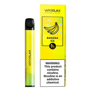 VaporLAX Mate - Disposable Vape Device - Banana Ice - Single / 50mg