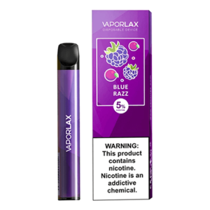 VaporLAX Mate - Disposable Vape Device - Blue Razz - Single / 50mg