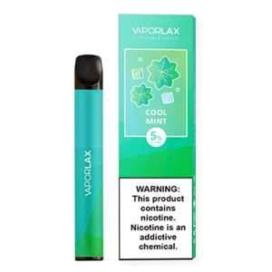 VaporLAX Mate - Disposable Vape Device - Cool Mint - Single / 50mg