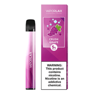 VaporLAX Mate - Disposable Vape Device - Crush Grape - Single / 50mg