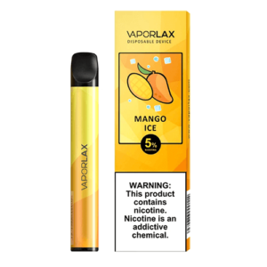 VaporLAX Mate - Disposable Vape Device - Mango Ice - Single / 50mg