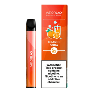 VaporLAX Mate - Disposable Vape Device - Orange Soda - Single / 50mg