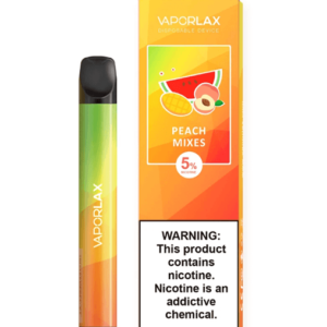 VaporLAX Mate - Disposable Vape Device - Peach Mixes - Single / 50mg