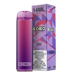 VaporLax BOBO - Disposable Vape Device - Crazy Berry - Single (14ml) / 50mg