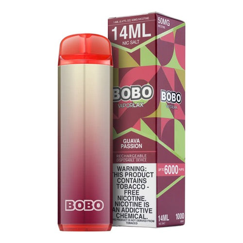 VaporLax BOBO - Disposable Vape Device - Guava Passion - Single (14ml) / 50mg