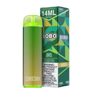 VaporLax BOBO - Disposable Vape Device - Sour Apple - Single (14ml) / 50mg