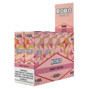 VaporLax BOBO - Disposable Vape Device - Sweet Nectar - 10 Pack (140ml) / 50mg