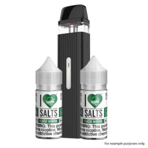Vaporesso XROS Mini Pod + 2 I Love Salts Classic Menthol Bundle - Lime Green / 50mg