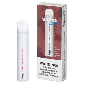 Vaportech Vapo 1500 - Disposable Vape Device - Cherry Banana Ice Cream - Single / 50mg