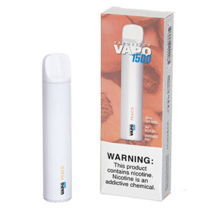 Vaportech Vapo 1500 - Disposable Vape Device - Peach - Single / 50mg