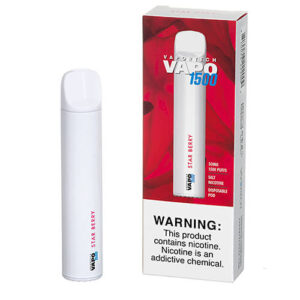 Vaportech Vapo 1500 - Disposable Vape Device - Star Berry - Single / 50mg