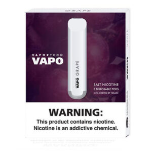 Vaportech Vapo - Disposable Vape Device - Grape (3 Pack) - 3 Pack