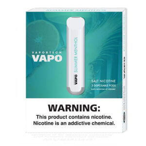 Vaportech Vapo - Disposable Vape Device - Summer Menthol (3 Pack) - 3 Pack