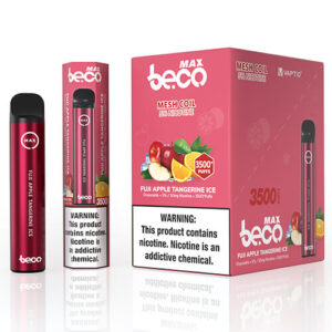 Vaptio Beco Mesh - Disposable Vape Device - Fuji Apple Tangerine Ice - 10 Pack / 50mg
