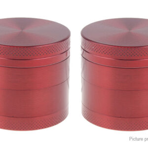 4 Layers Zinc Alloy Tobacco Herb Spice Grinder (2-Pack)