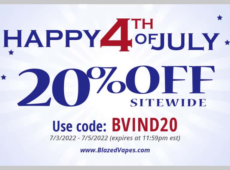 Blazed Vapes 4th of July Sale-Max-Quality image