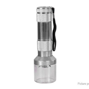 Flashlight Styled Aluminum Alloy Herb Tobacco Grinder Electric Crusher Muller