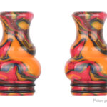 Gourd Shaped Resin 810 Drip Tip (Yellow 2-Pack)