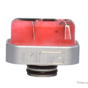 Kontrl Mag Styled Aluminum Alloy + Resin Hybrid 510 Drip Tip (SS Red)
