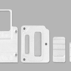 Kontrl Switch Styled Stainless Steel Inner Plate Set for SXK BB / Billet Box Mod Kit (Silver)