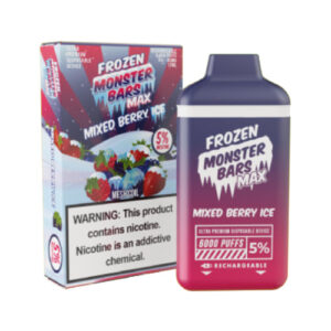 Monster MAX Bars - Disposable Vape Device - Frozen Mixed Berry Ice - Single (12ml) / 50mg