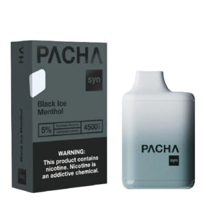 Pacha SYN 4500 - Disposable Vape Device - Black Menthol Ice - Single (12ml) / 50mg