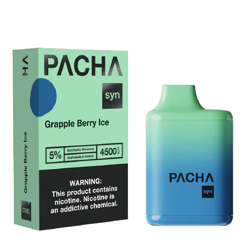 Pacha SYN 4500 - Disposable Vape Device - Grapple Berry Ice - Single (12ml) / 50mg