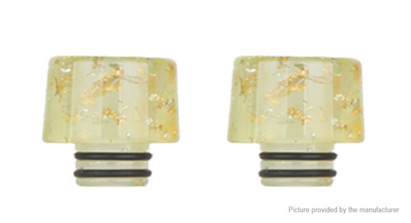 Resin 510 Drip Tip (Light Yellow 2-Pack)