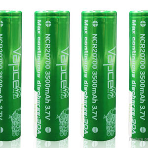 Vapcell NCR 20700 3.7V 3500mAh Rechargeable Li-ion Battery (4-Pack)