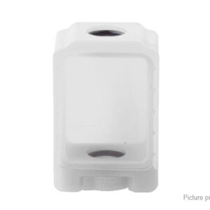 Yec Styled POM + Glass Boro Tank for SXK BB / Billet AIO Box Mod Kit (White)