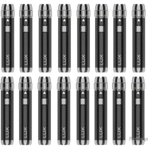 Yocan LUX 510 Threaded 400mAh Vape Pen Battery (Black 20-Pack)