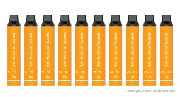 Yocan VECEE V4 600mAh Disposable Kit (Peach Mango Watermelon 10-Pack)