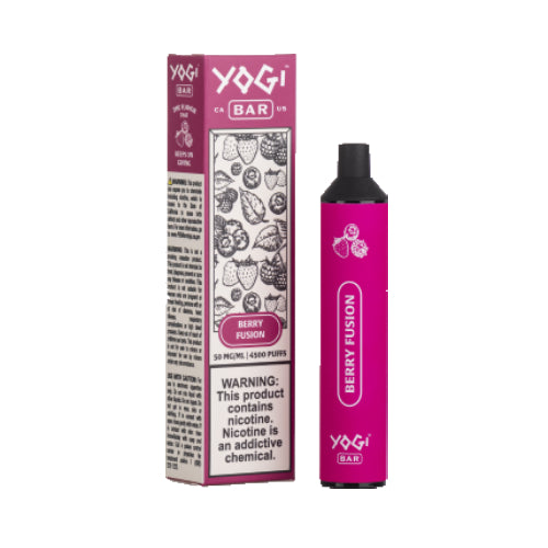 Yogi Bar 4500 - Disposable Vape Device - Berry Fusion - Single (10ml ...