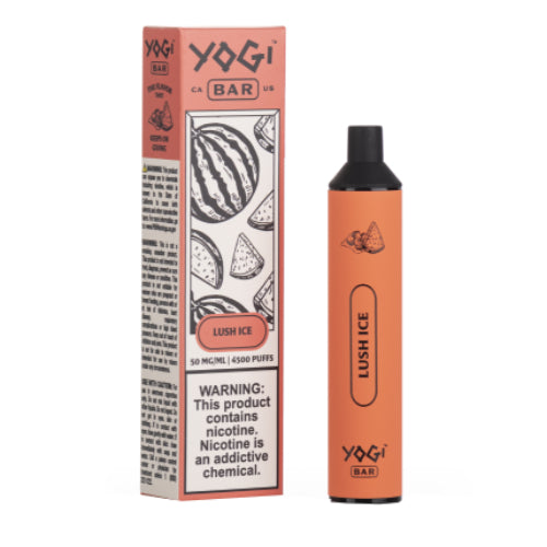 Yogi Bar 4500 - Disposable Vape Device - Lush Ice - Single (10ml ...