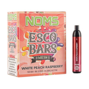 Esco Bars MESH x Noms - Disposable Vape Device - White Peach Raspberry - Single (9ml)