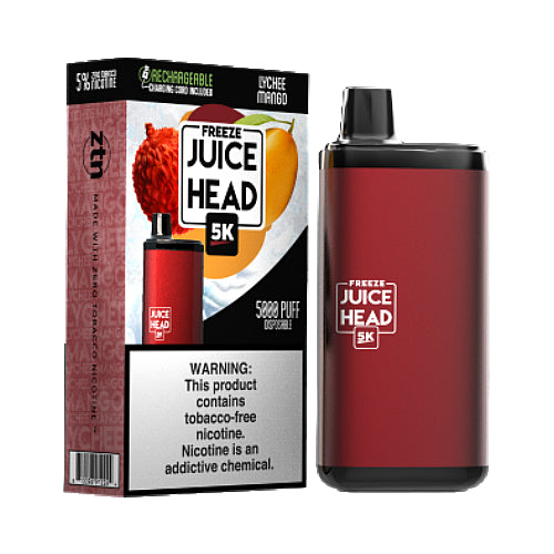 Juice Head 5K - Disposable Vape Device - Lychee Mango FREEZE - Single (14ml) / 50mg