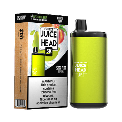 Juice Head 5K - Disposable Vape Device - Peach Pear FREEZE - Single (14ml) / 50mg