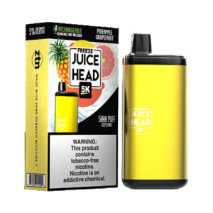 Juice Head 5K - Disposable Vape Device - Pineapple Grapefruit FREEZE - Single (14ml) / 50mg