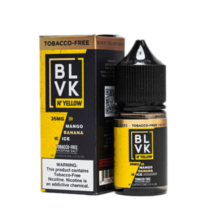BLVK N Yellow by BLVK Premium E-Liquid Tobacco-Free SALTS - Mango Banana Ice - 30ml / 50mg