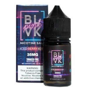 BLVK Pink by BLVK Premium E-Liquid Tobacco-Free SALTS - Iced Berry Kiwi - 30ml / 35mg