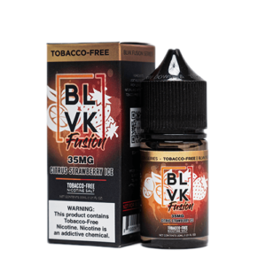 BLVK Premium E-Liquid Fusion Tobacco-Free SALTS - Citrus Strawberry Ice - 30ml / 35mg