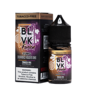 BLVK Premium E-Liquid Fusion Tobacco-Free SALTS - Passion Grape Ice - 30ml / 50mg