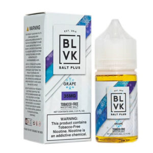 BLVK Premium E-Liquid Tobacco-Free SALTS Plus - Grape Ice - 30ml / 35mg