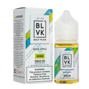 BLVK Premium E-Liquid Tobacco-Free SALTS Plus - Sour Apple Ice - 30ml / 35mg
