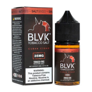 BLVK Premium E-Liquid Tobacco-Free SALTS - Tobacco Cuban Cigar - 30ml / 50mg