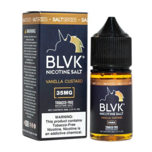 BLVK Premium E-Liquid Tobacco-Free SALTS - Vanilla Custard - 30ml / 35mg