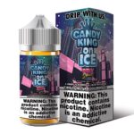 Candy King On Ice eJuice Synthetic - Pink Squares On Ice - 100ml / 0mg