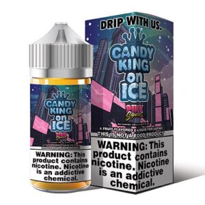 Candy King On Ice eJuice Synthetic - Pink Squares On Ice - 100ml / 0mg